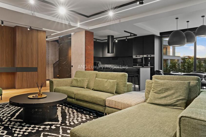 Vilă cu Design Industrial în Corbeanca, Lângă Liziera Pădurii - 8