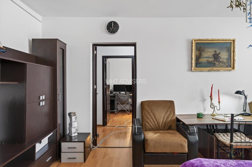 Bucurestii Noi -  2 camere - Metrou - Bloc anvelopat - 17