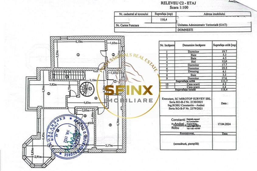 Casa la rosu cu teren 1973 mp Domnesti - 5