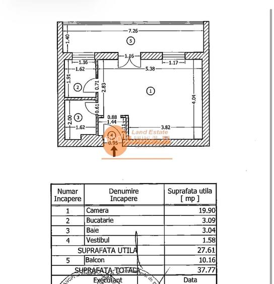 Garsoniera Piata Victoriei ( vedere panoramica ) - 7