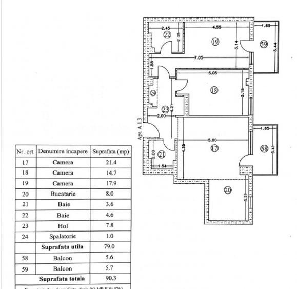 0% | Apartament 3 camere NOU, decomandat, 86 mp, 2 bai  | Atrium - Sișești - 11