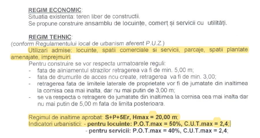 Teren cu PUZ aprobat P+5E - Otopeni - 2