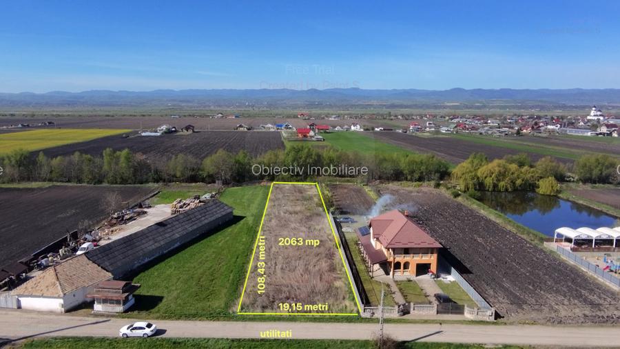 Teren 2063 mp intravilan Podoleni - judet Neamt - 2