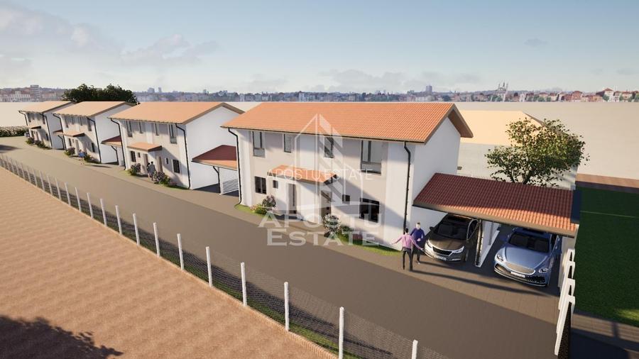 Duplex cu 3 camere, carport, la asfalt in Chisoda - 3