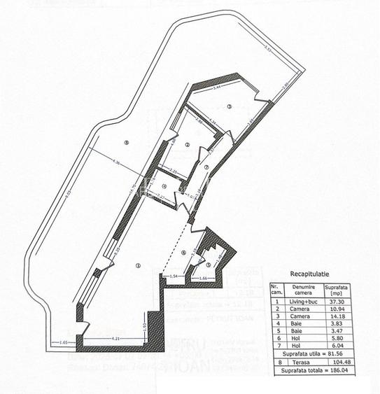 Penthouse Dristor | 3 camere | 186mp | Parcare - 20