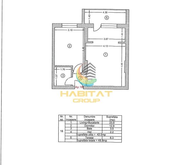 Apartament 2 camere mobilat- aproape de metrou - 6