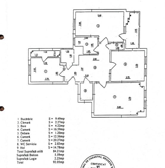 Piața Unirii – Apartament 3 camere, 92 mp, priveliste unică - 13