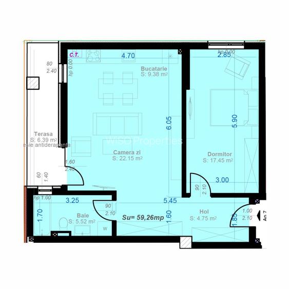 2 camere , predare 04.2027, zona Aradului central - 2