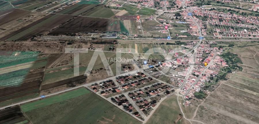 Teren intravilan de vanzare 596 mp Cristian Sibiu - 2