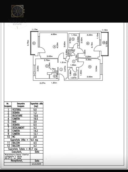 APARTAMENT 3 CAMERE-PETRE ISPIRESCU-SEBASTIAN-2 BAI-2 BALCOANE - 8