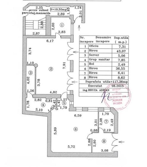Spatiu de inchiriat in vila interbelica - 117 mp - 11