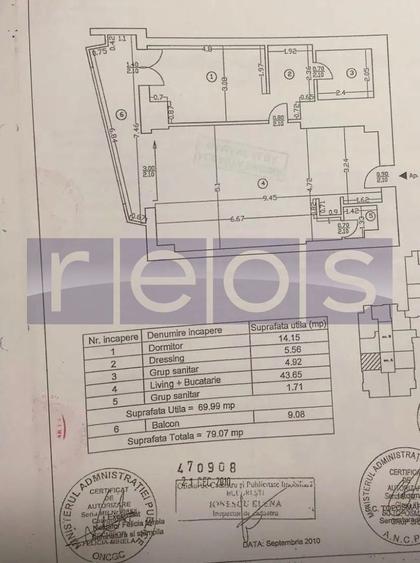 VANZARE 2 CAMERE | 70 MP UTILI  | UPGROUND - 8