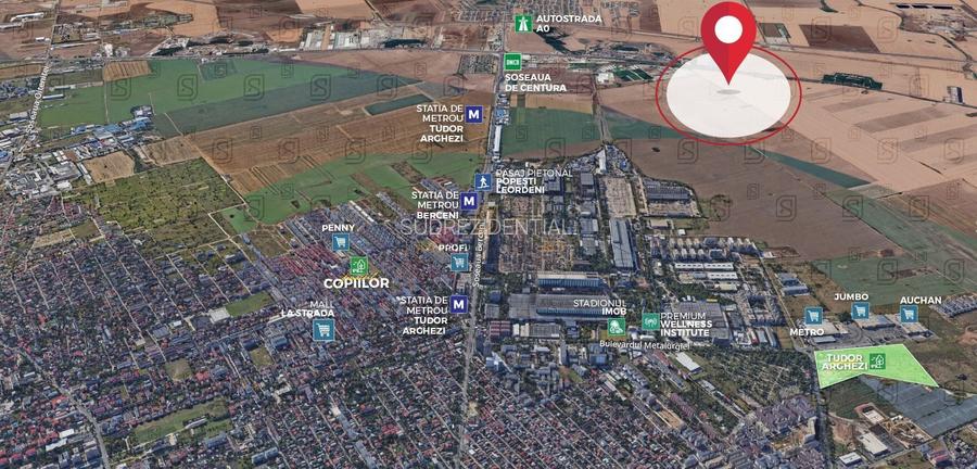 Teren intravilan 4.900 mp – zonă industriala - Jilava, Sos. de Centura - 4