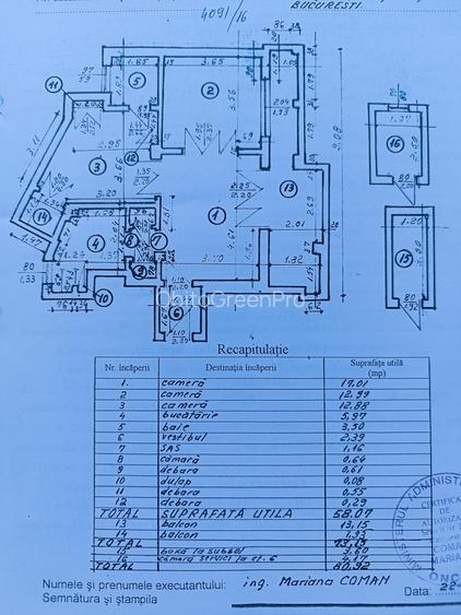 ROMANA-Strada Alecu Russo 3 camere - 2