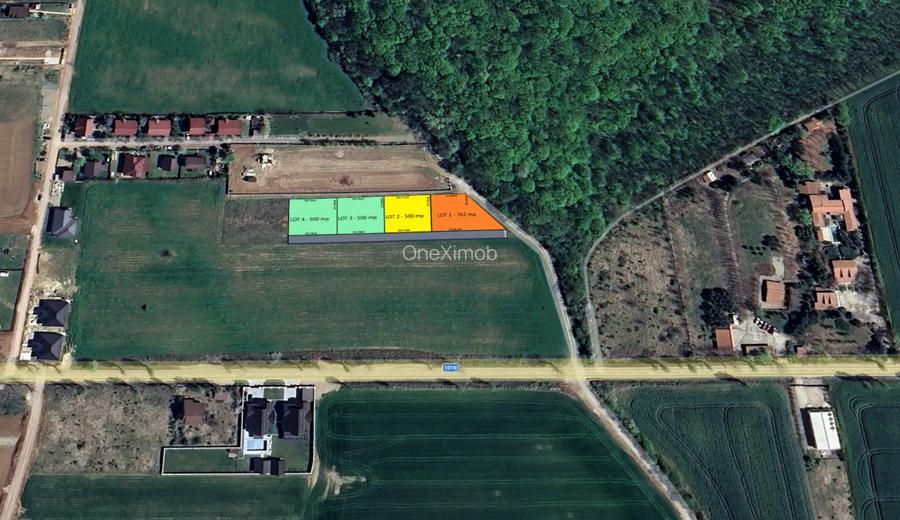 LOTURI DE 500mp | LANGA PADUREA SNAGOV | IZVORANI - LOCATIE DE VIS | COMISION 0% - 3