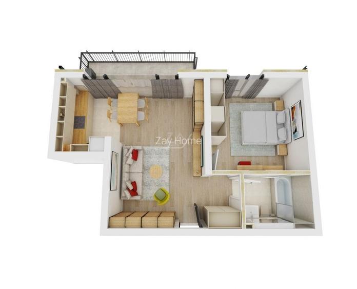 Etaj 1. Lift. Balcon mare. Loc de parcare. - 7