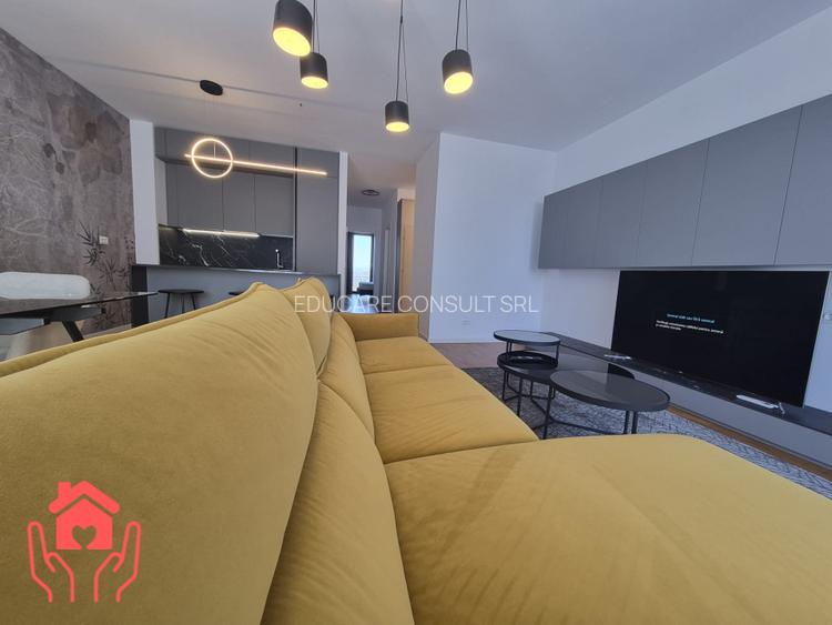 (Baneasa Shopping City-THE IVY)-3 camere mobilier ROVERE, orientare SUD, parcare - 7