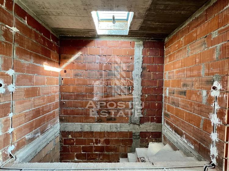 Triplex la gri, teren 284mp, pompe caldura, zona Plopi - 7