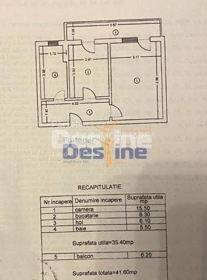Apartament Valea Lupului 1 CD 35,40mp + balcon si loc parcare intabulat - 10