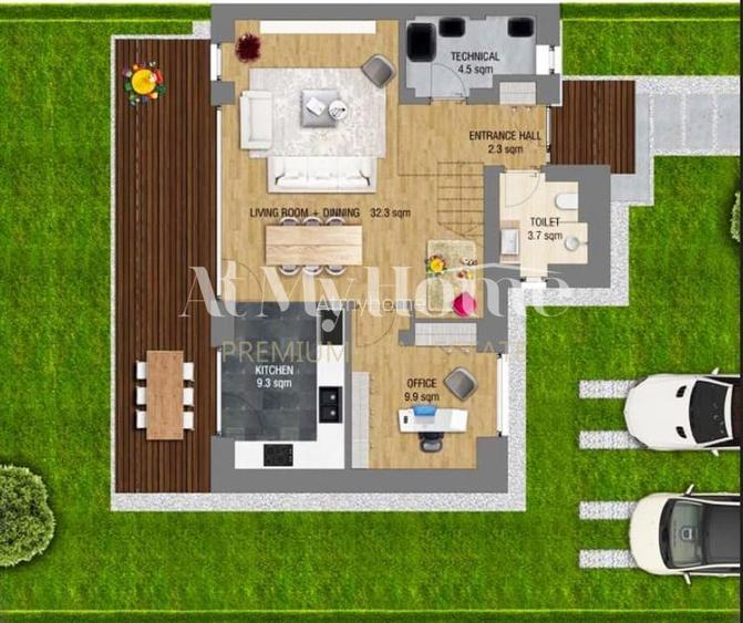 Vila superba cu 4 camere, Amber Gardens, mobilata, utilata, gradina, 2 parcari - 1