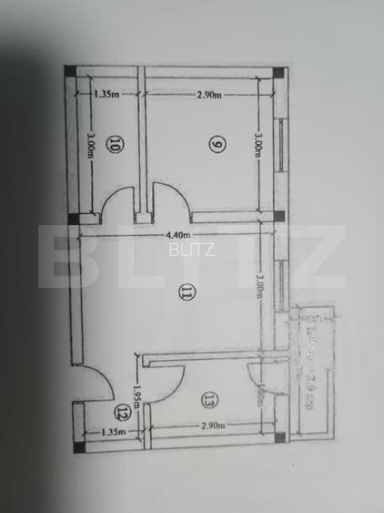 Apartament 2 camere, 38 mp, zona Lunca Cetatuii - 11