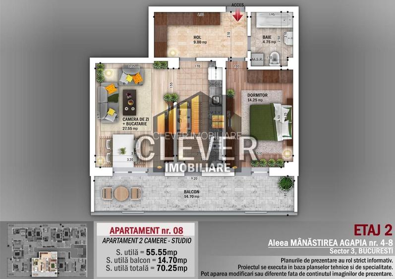 2 camere premium Salajan | Nicolae Grigorescu - Comision 0% - 5