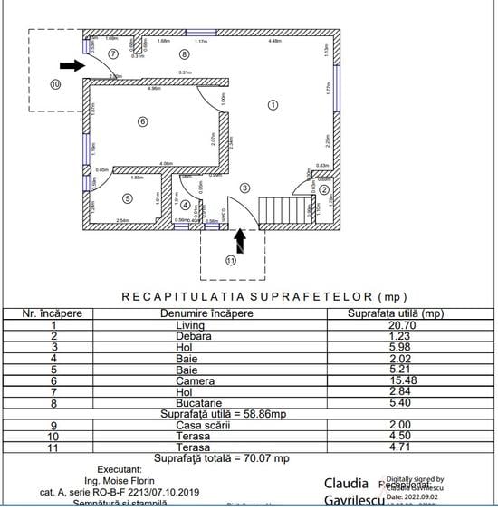 Casa noua Snagov pe 2 nivele, compartimentare eficienta, tern 500 m - 6
