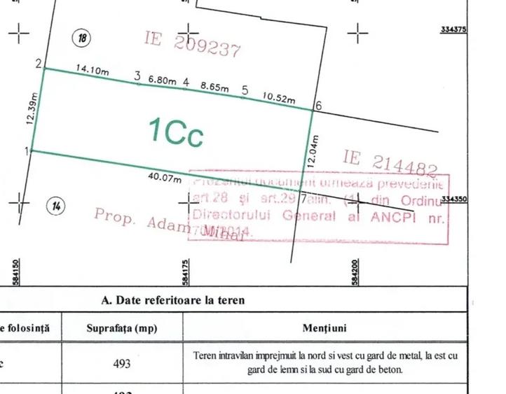 De vanzare Teren 500 mp Sisesti - Jandarmeriei  - 2
