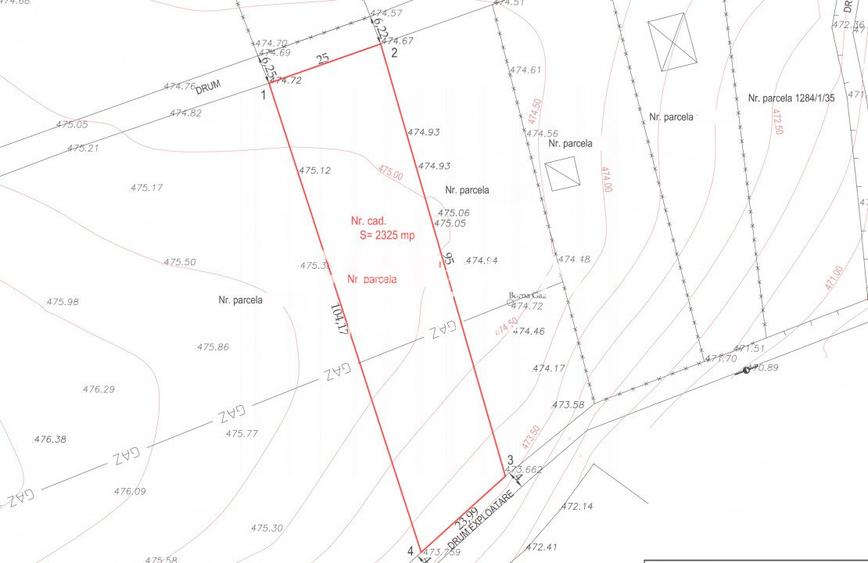 Teren Intravilan Intrare Cisnadie 2325 mp deschidere 25 ml - 3