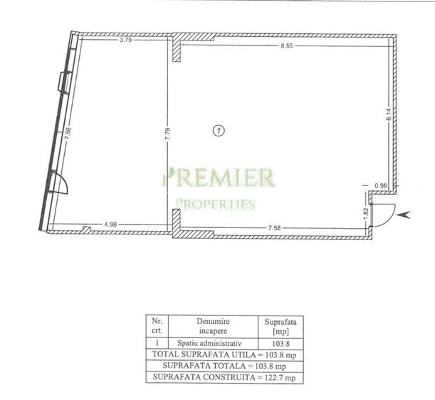 SUPER OFERTA  Spațiu birouri One Cotroceni Park Investiție Premium 122.7 mpc - 1