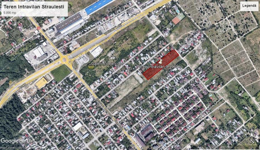 Teren 10.000mp + CU construire, P+5E, Proiect 210 ap, Sect. 1, Metrou Straulesti - 2