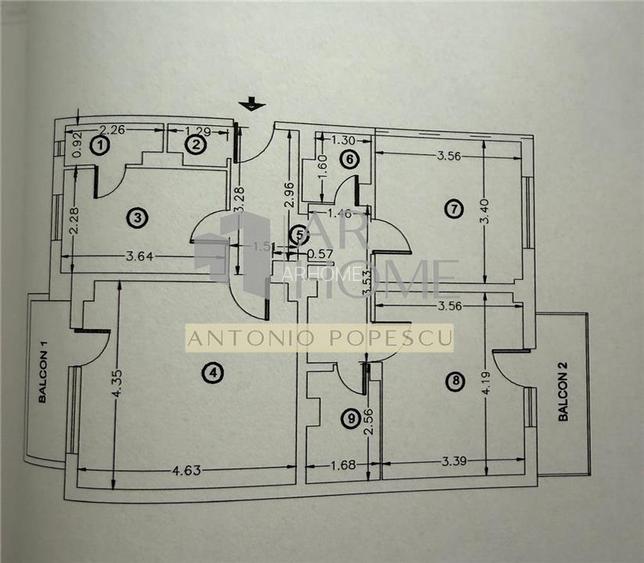 Apartament 3 camere, complet renovat, in Ploiesti, zona Gh. Doja. - 20