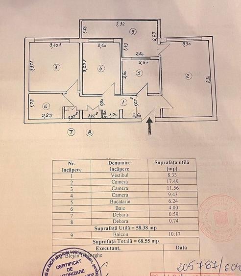 Apartament 3 CAMERE SOSEAUA PANTELIMON