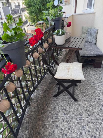 Apartament modern cu 2 dormitoare si  balcon  - Etaj 2/4 - 13