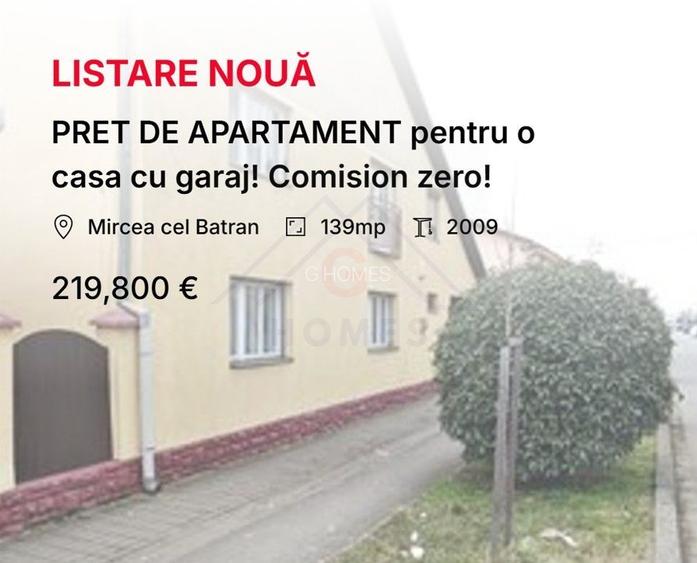 PRET DE APARTAMENT pentru o casa cu garaj! Comision zero! - 21