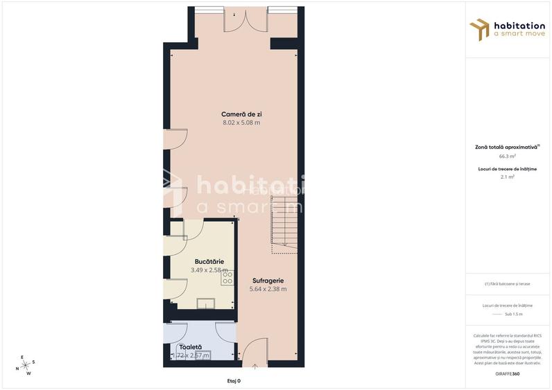 Tur virtual:  Duplex modern, luminos și spațios cu garaj – zona Lunei - 28