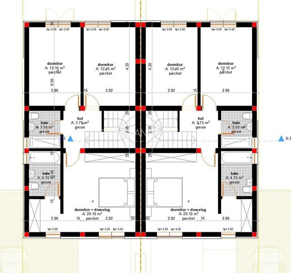 Mehala | Teren 440mp Front 17m | Autorizatie si proiect - cu utilitati - 6
