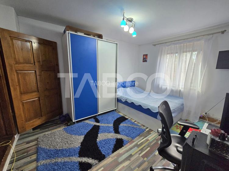 Casa mobilata de vanzare 150 mpu teren 450 mp garaj Piata Cluj Sibiu - 6