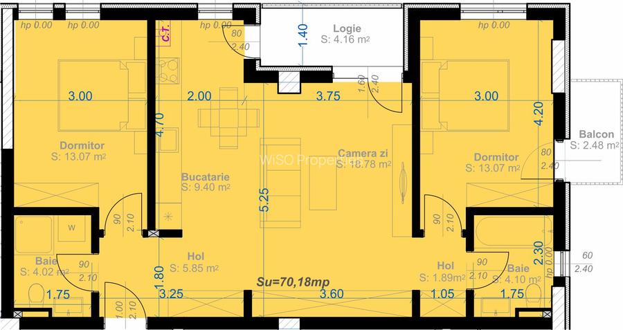 3 camere, finalizat 11.2025, zona Aradului central - 3