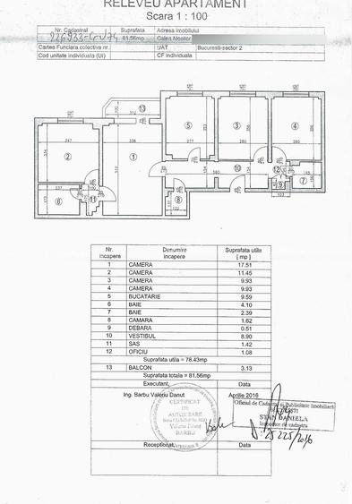 Vanzare 4 camere Moșilor, vis-a-vis de Banca Transilvania, etaj 2, liniște - 36