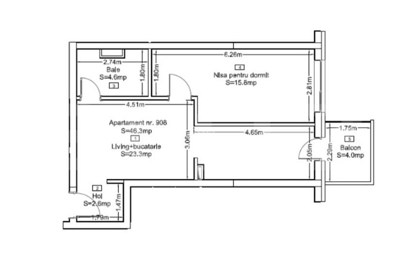 Apartament luminos cu 2 camere, într-un cadru rezidențial premium Zorilor - 2