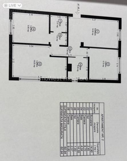 Lipovei | 3 Camere | 2 Bai | Decomandat | Centrala Proprie - 1