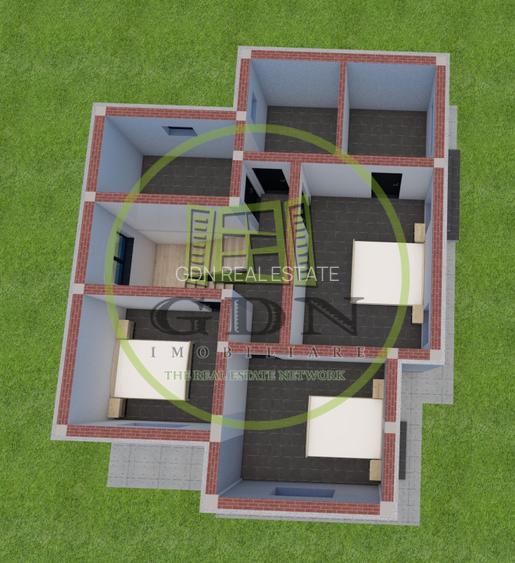 Casa P+1, 307 MP teren, 120 MP utili, comuna Malu Mare, zona Selgros - 4