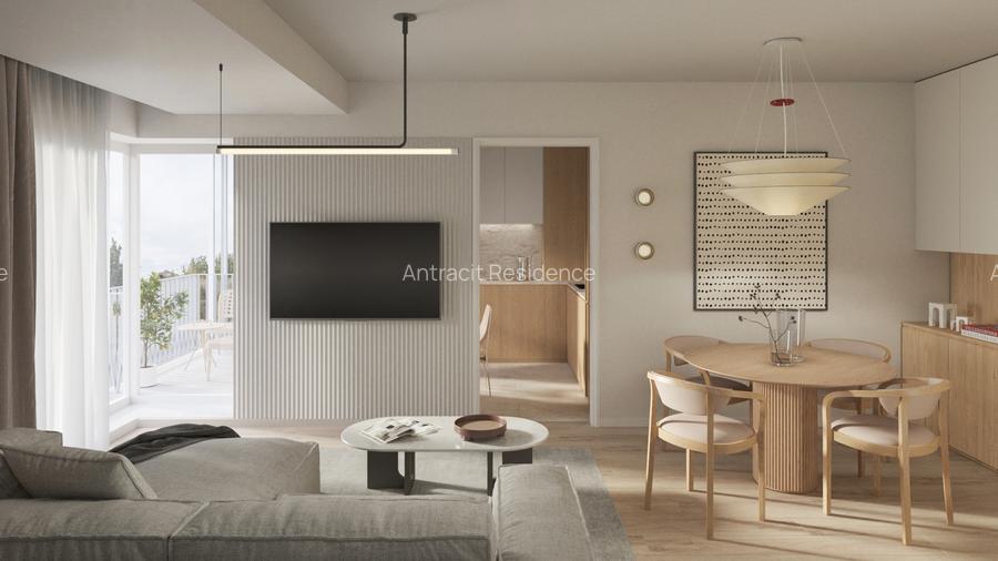 Antracit X Coandă | Apartament 2 camere + birou | Bucătărie închisă - 5