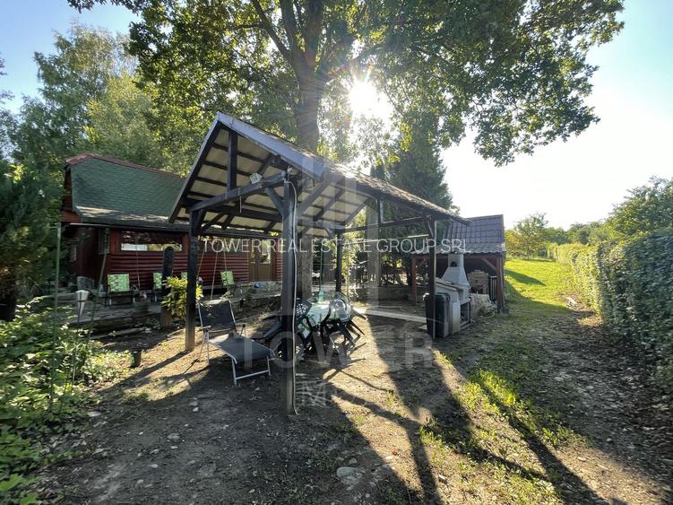 Teren deosebit cu cabană din lemn, Tocile – locație liniștită - 12