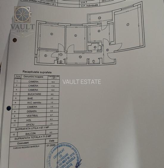 APARTAMENT 3 CAMERE-2 BAI-REABILITAT-BOXA-DECOMANDAT-RAHOVA-BARCA - 1