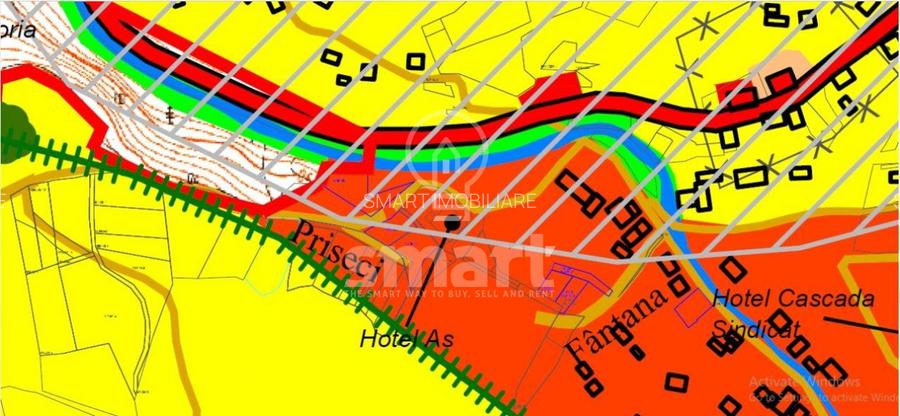 Teren pentru constructie Hotel, Borsa , situat la baza Partiei - 5