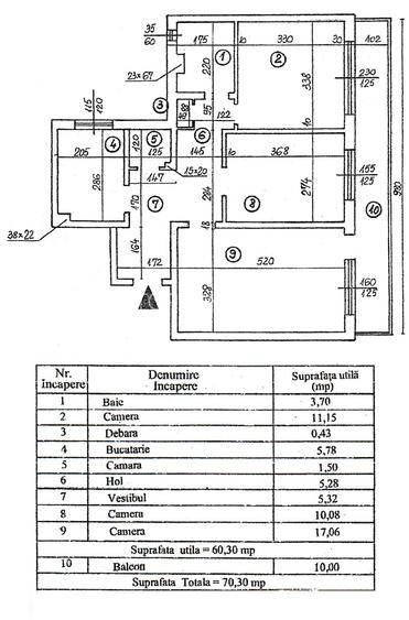 Bloc anvelopat|3 camere decomandat 70 mp|Berceni-str.Uioara - 1