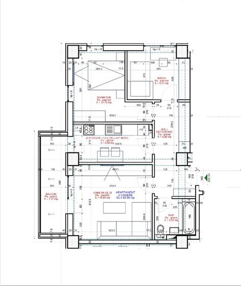Apartament tip 2 camere + birou – 69,85 mp, în Complexul Freya Home - 11