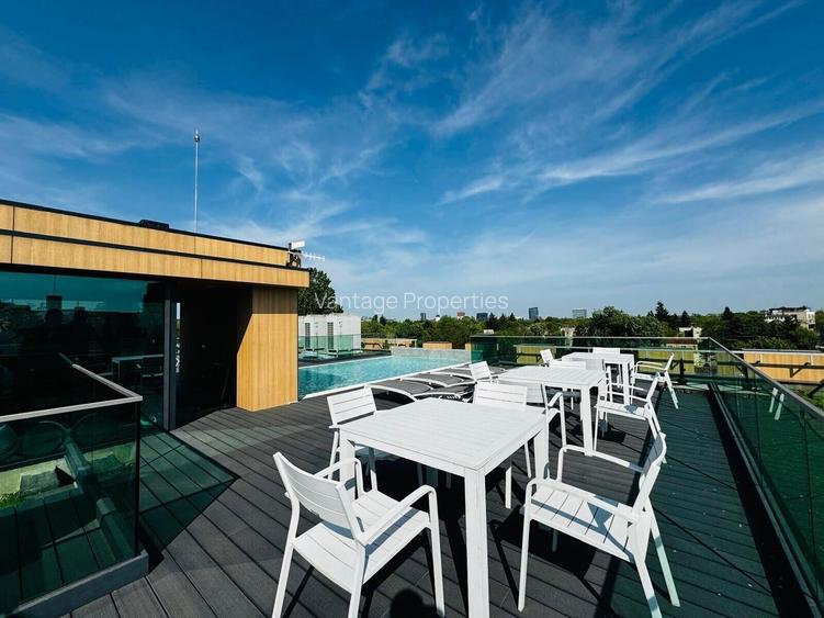 5-room apartment luxury, building with swimming pool, security, Aviatorilor - 23